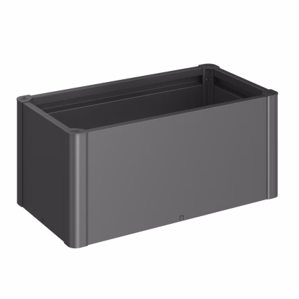 fioriera belvedere mini mis. 100 grigio scuro met.