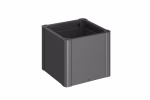 fioriera belvedere mini mis. 50 grigio scuro met.