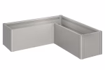 fioriera belvedere mini mis. l150 grigio quarzo met.
