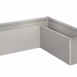 fioriera belvedere mini mis. l150 grigio quarzo met.