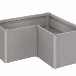 fioriera belvedere mini mis. l100 grigio quarzo met.