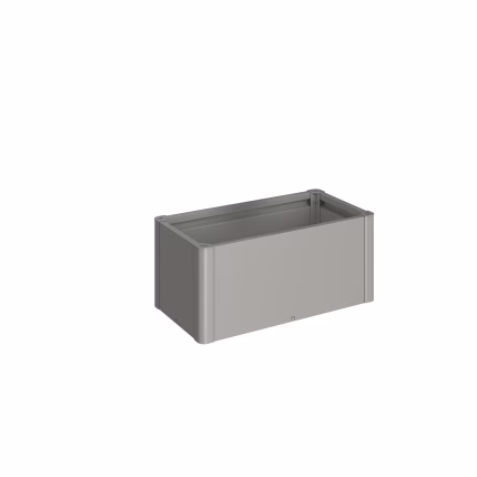 fioriera belvedere mini mis. 100 grigio quarzo met.