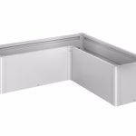 fioriera belvedere mini mis. l150 argento met.