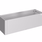 fioriera belvedere mini mis. 150 argento met.