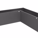 fioriera belvedere midi mis. l200 grigio scuro met.