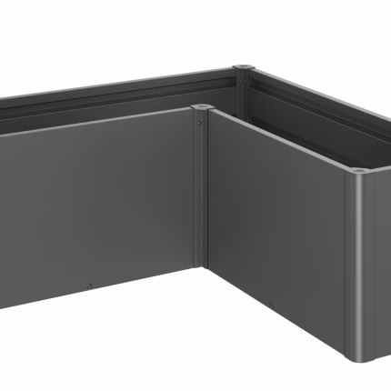 fioriera belvedere midi mis. l150 grigio scuro met.