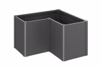 fioriera belvedere midi mis. l100 grigio scuro met.
