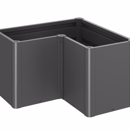 fioriera belvedere midi mis. l100 grigio scuro met.