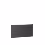 pannello parete per frangivista senza vetro acrilico 180x90 grigio scuro metallico