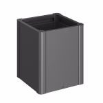 fioriera belvedere midi mis. 50 grigio scuro met.