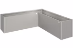 fioriera belvedere midi mis. l200 grigio quarzo met.
