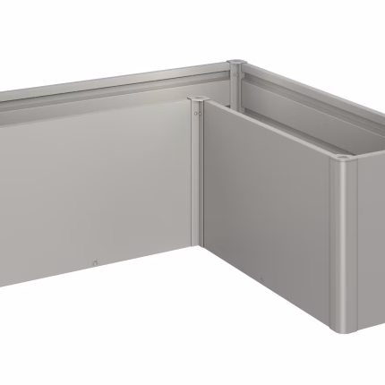 fioriera belvedere midi mis. l150 grigio quarzo met.