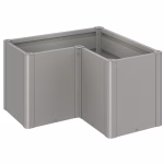 fioriera belvedere midi mis. l100 grigio quarzo met.
