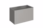 fioriera belvedere midi mis. 100 grigio quarzo met.