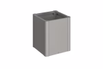 fioriera belvedere midi mis. 50 grigio quarzo met.