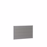 pannello parete per frangivista senza vetro acrilico 150x90 grigio quarzo metallico