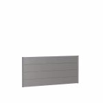 pannello parete per frangivista senza vetro acrilico 200x90 quarzo grigio metallico