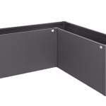 fioriera belvedere maxi mis. l200 grigio scuro met.
