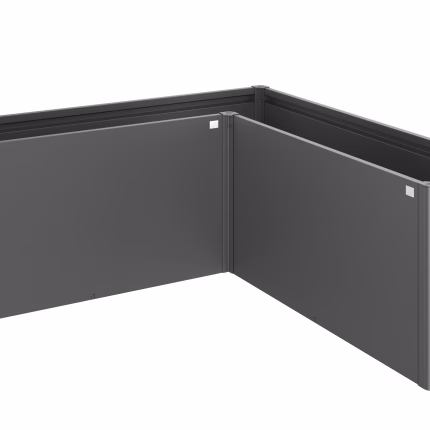 fioriera belvedere maxi mis. l200 grigio scuro met.