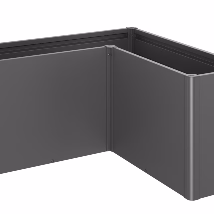 fioriera belvedere maxi mis. l150 grigio scuro met.