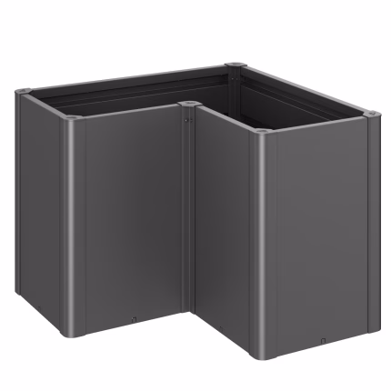 fioriera belvedere maxi mis. l100 grigio scuro met.