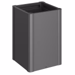 fioriera belvedere maxi mis. 50 grigio scuro met.