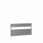 pannello parete per frangivista con vetro acrilico 180x90 grigio quarzo metallico