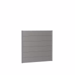 pannello parete per frangivista senza vetro acrilico 150x135 grigio quarzo metallico