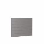 pannello parete per frangivista senza vetro acrilico 180x135 quarzo grigio metallico