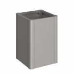 fioriera belvedere maxi mis. 50 grigio quarzo met.