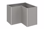 fioriera belvedere maxi mis. l100 grigio quarzo met.