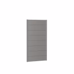 pannello parete per frangivista senza vetro acrilico 100x180 quarzo grigio metallico