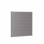 pannello parete per frangivista senza vetro acrilico 180x180 quarzo grigio metallico