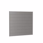 pannello parete per frangivista senza vetro acrilico 200x180 quarzo grigio metallico