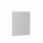 pannello parete per frangivista senza vetro acrilico 150x180 argento metallico