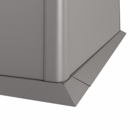 bordo di protezione falciatura 2x0.5 grigio quarzo met.