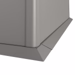 bordo di protezione falciatura 1x0.5 grigio quarzo met.
