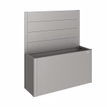 frangivista per fioriera belvedere (1 pezzo) senza vetro acrilico misura 150 grigio quarzo met.