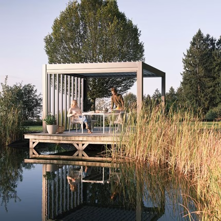 pergola mis. 3 x 3 grigio scuro met.