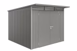 casetta avantgarde mis. a7 grigio quarzo metallizzato con porta a due battenti
