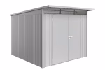 casetta avantgarde mis. a7 argento metallizzato con porta a due battenti