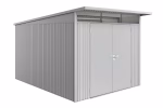 casetta avantgarde mis. a8 argento metallizzato con porta a due battenti