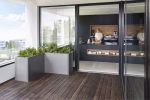 fioriera belvedere midi mis. 100 grigio scuro met.