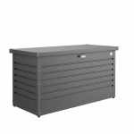 baule da esterno 130 grigio scuro metallizzato