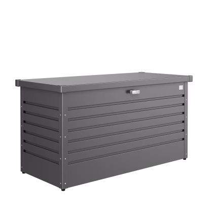 baule da esterno 130 grigio scuro metallizzato