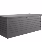 baule da esterno 180 grigio scuro metallizzato
