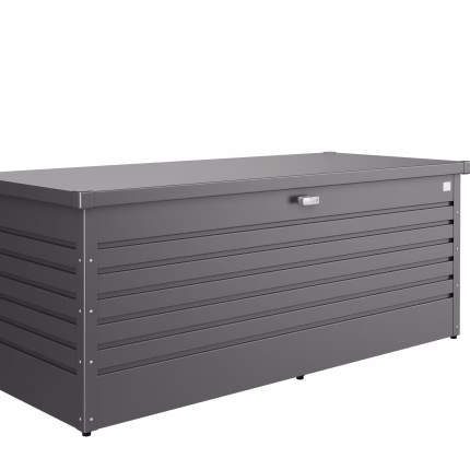 baule da esterno 180 grigio scuro metallizzato