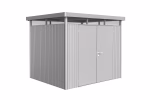 casetta highline mis. h3 argento met. porta a due battenti