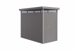 casetta highline mis. hs grigio quarzo metallizzato. porta standard per parete laterale corta