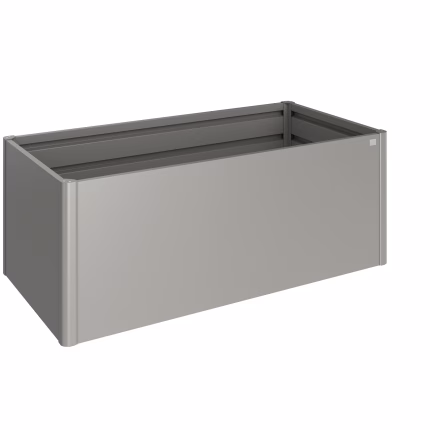 aiuola rialzata mis. 2x1 grigio quarzo metallizzato